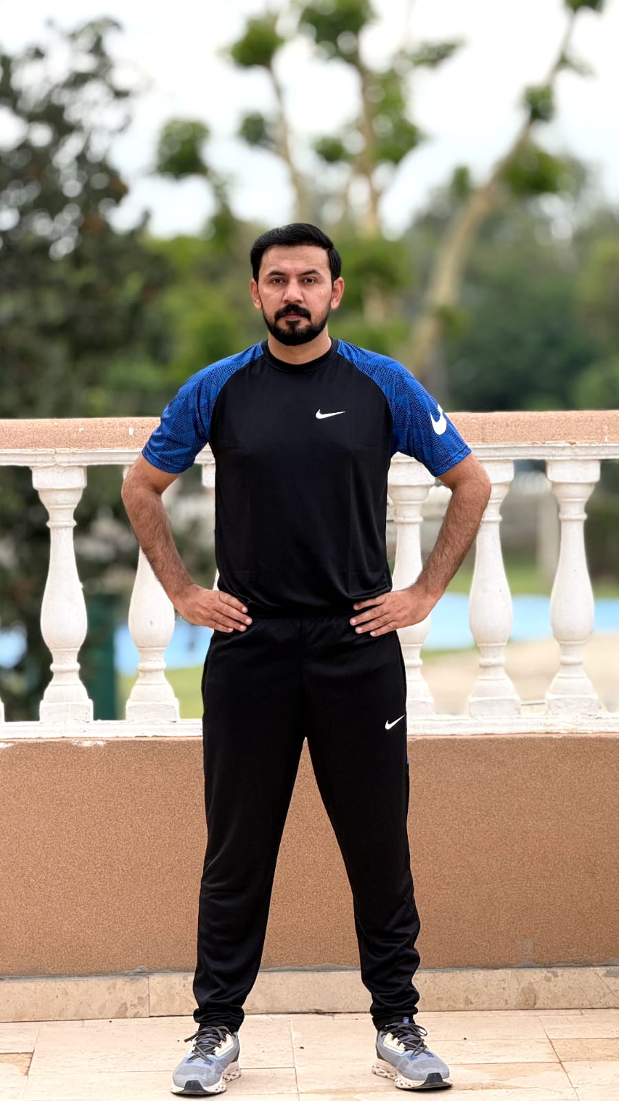 Black & Blue Tracksuit-Summer